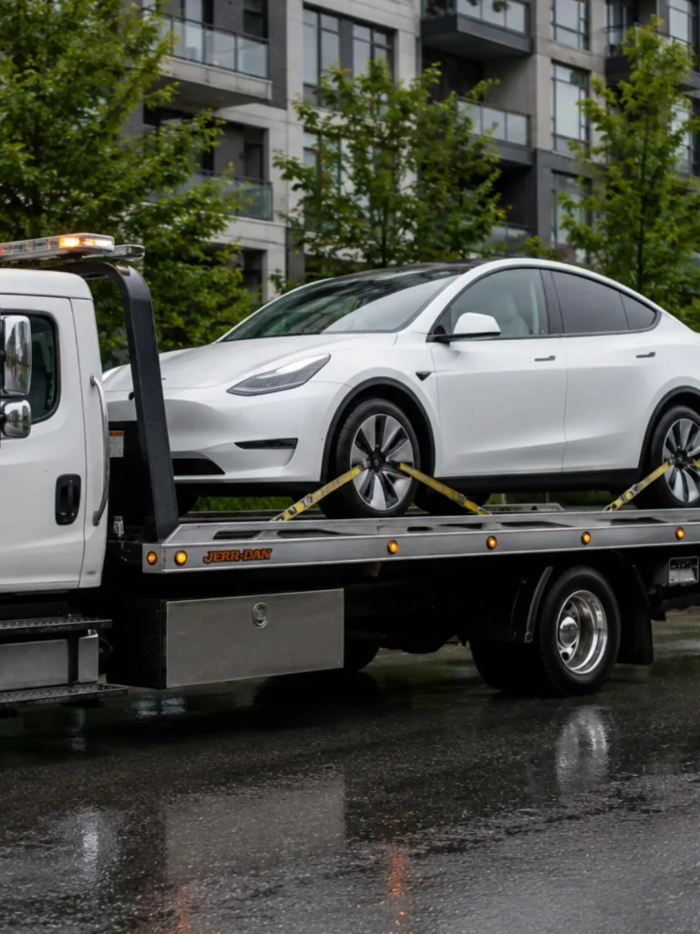 ev flatbed towing